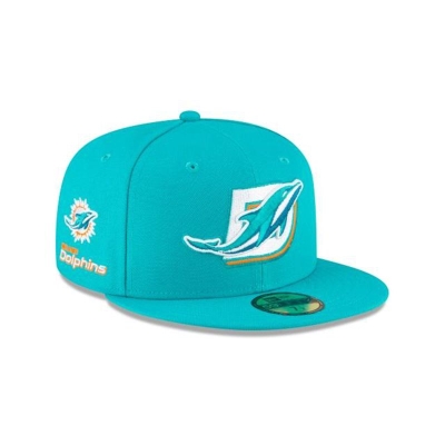 Sapca New Era Miami Dolphins NFL Logo Mix 59FIFTY Fitted - Albastri